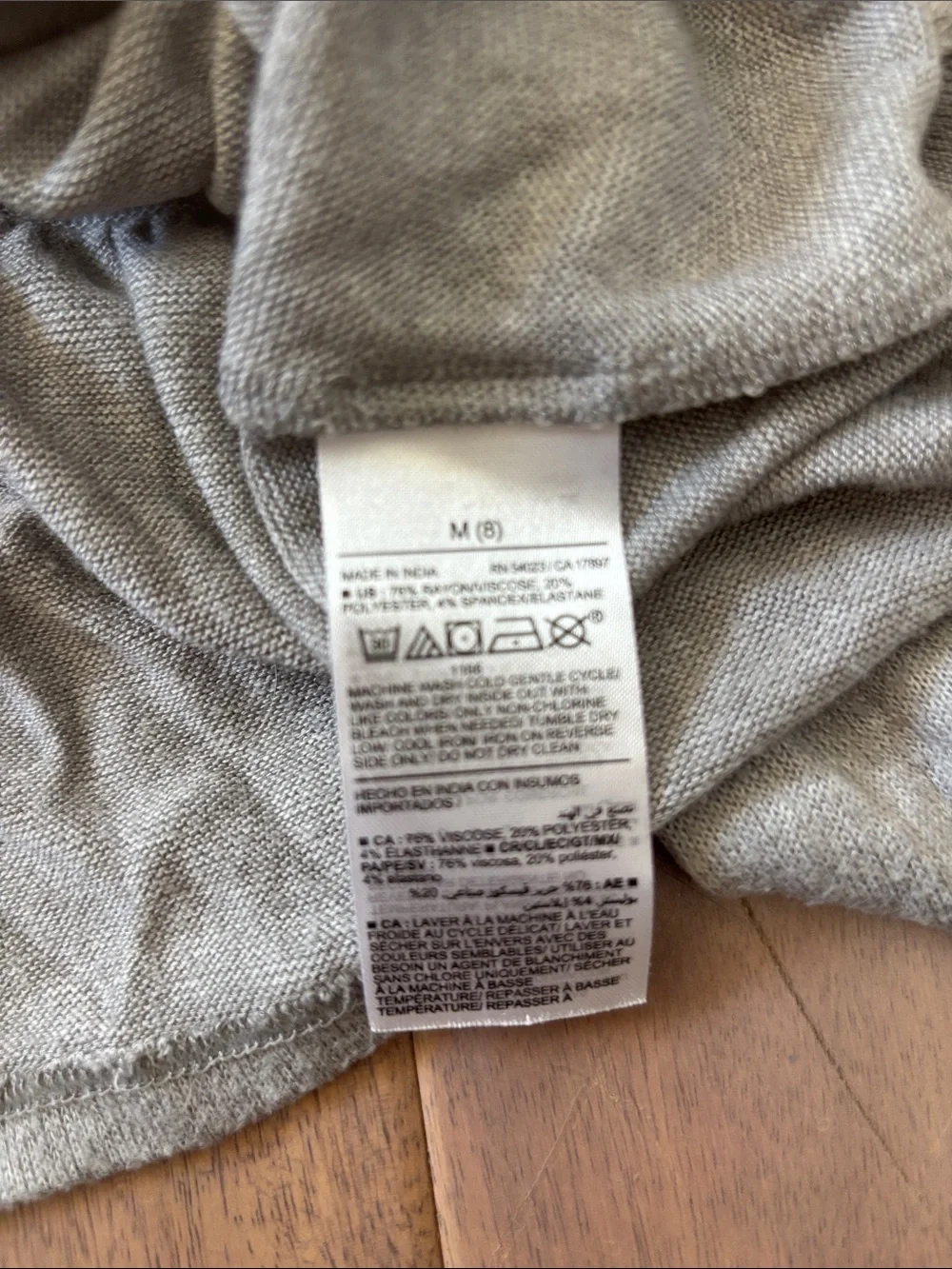 Old navy Girls' Long Sleeve Peplum Top - Gray